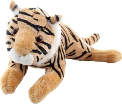 Tigre de peluche marrón 20 cm