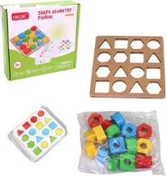 Juego educativo de madera para desarrollar la memoria