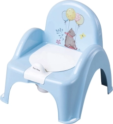 Orinal infantil con música y tapa Osito azul