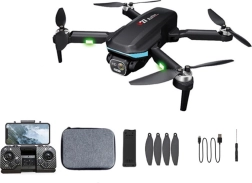 Dron plegable con detección de obstáculos y cámara WI‑FI 720p, control RC