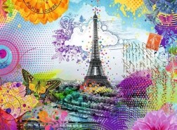Puzle Postal de París 500 piezas de Ravensburger