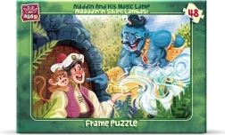 Puzzle infantil Aladino y la lámpara mágica, 48 piezas