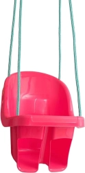 Columpio infantil colgante Tega rosa con respaldo alto