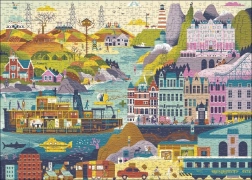 Puzzle Movie Masters: películas de Wes Anderson 1000 piezas