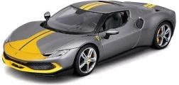 Modelo metálico Ferrari 296 GTB Assetto Fiorano 1:18 gris