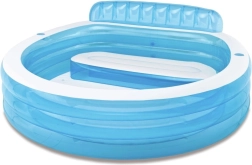 Piscina familiar inflable con asientos INTEX 229 × 218 cm