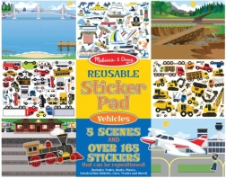Melissa & Doug - pegatinas reutilizables Vehículos