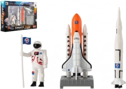 Juguete espacial - set de astronautas y transbordador espacial