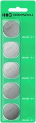Baterías de botón Greencell CR2430 3V, set de 5 uds