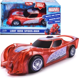 Marvel Spider‑Man coche luminoso con efectos
