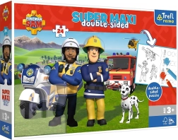 Puzzle SUPER MAXI de 24 elementos Equipo de Sam el Bombero