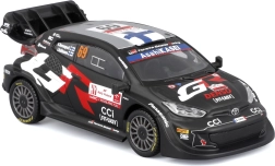 Bburago 1:43 Toyota GR Yaris Rally1 Hybrid – modelo de colección en caja de regalo
