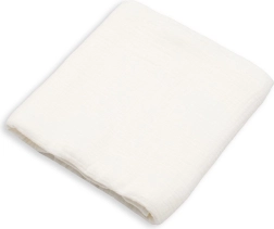Manta de muselina New Baby blanca 60 × 60 cm