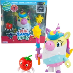 Piñata Smashlings Luna unicornio con piñata y 2 figuras