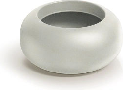 cuenco para flores ulpho bowl 48 cm – color arena, maceta para exterior e interior
