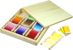 Tabletas de colores Montessori 3 – tonalidades