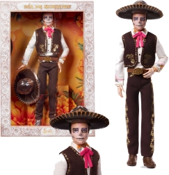 Muñeco de colección Barbie Ken Día de Muertos