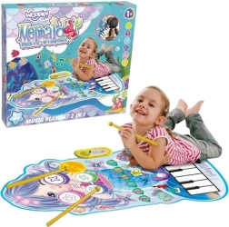 Alfombra musical 2 en 1 con motivo de sirena Woopie