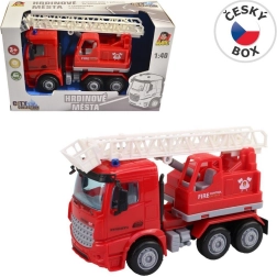 Camión de bomberos con plataforma a fricción 16 cm