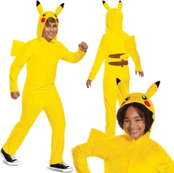 Disfraz infantil de Pikachu kigurumi 109–126 cm (4–6 años)