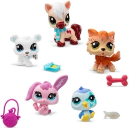 Hasbro Littlest Pet Shop set invernal de animalitos 5 uds