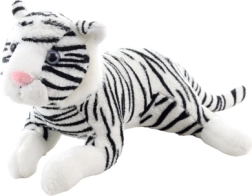 Tigre blanco de peluche 20 cm