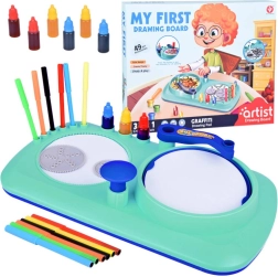 Pizarra creativa de dibujo infantil 3 en 1 Spirograf