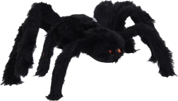 Araña negra grande para Halloween
