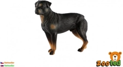 Figura de plástico de perro Rottweiler 8 cm