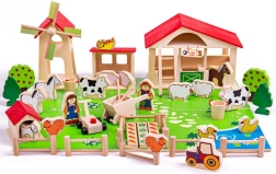 Gran granja de madera Bigjigs Toys