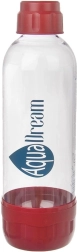 Botella para máquina de soda roja AQUADREAM 1,1 l