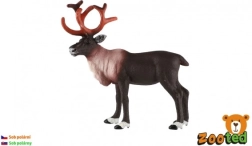 Figura de plástico de reno polar 15 cm