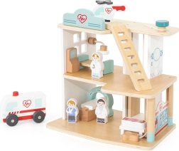 Hospital de madera Viga Toys con accesorios