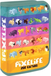 Estuche de varios compartimentos Pixel Zoo