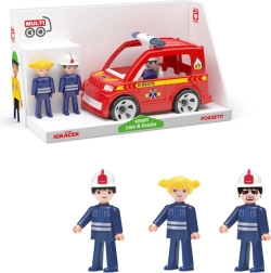 Igráček MultiGO Trío bomberos – figuras con camión de bomberos