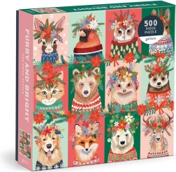Peluditos navideños – puzzle de 500 piezas GALISON