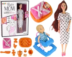 Muñeca con Pelo Largo y Accesorios para Niños