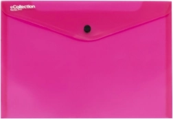Carpeta tipo sobre con broche A4 eCollection rosa