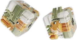 Cubo laberinto de colores 8,5 cm