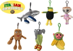 Llavero de peluche Brainrot 10 cm