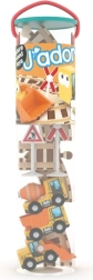 Set de juego con vías y maquinaria de construcción 15 piezas