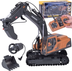 Excavadora de orugas RC 3 en 1 con accesorios intercambiables