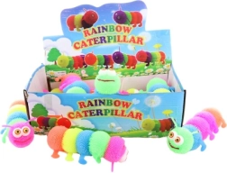 Oruga con luz – juguete de goma parpadeante