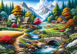 Puzzle Campo Colorido 260 piezas