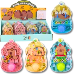 Juego acuático de habilidad para niños con capibara – mezcla de colores