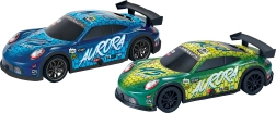 Coche de carreras de fricción con efectos de luz 20 cm