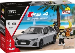 Set de construcción COBI Audi RS4 Cycling Madness a escala 1:35