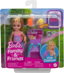 Muñeca Barbie Chelsea con mochila y gatita