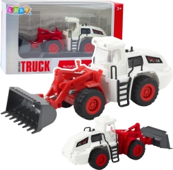 Cargadora de construcción infantil con cuchara móvil, luces y sonidos