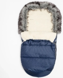 Saco de invierno New Baby Lux Wool azul